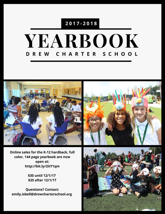17-18 Drew_Charter_Yearbook_flier1