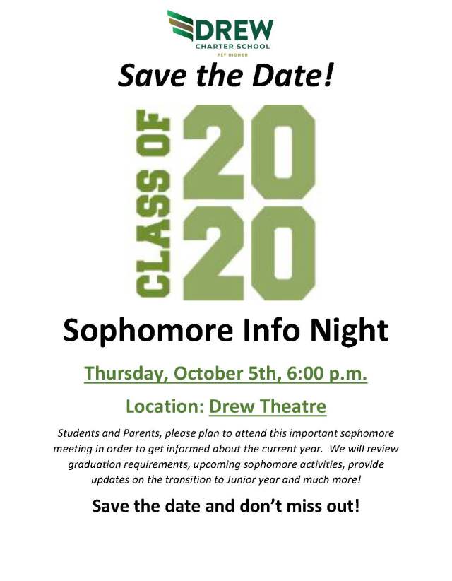 17-18 Sophomore Info Night