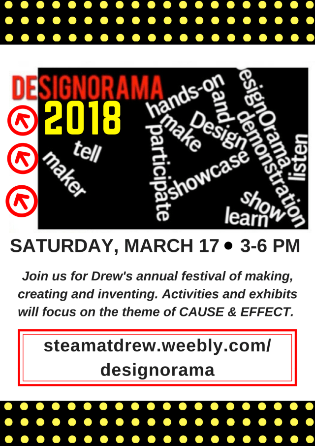 DESIGNORAMA 18 Flyers; Wayfinding Signs