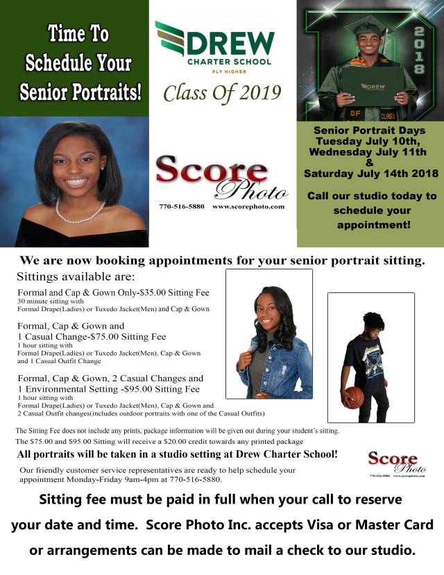Senior Portrait Flyer -1819 SY